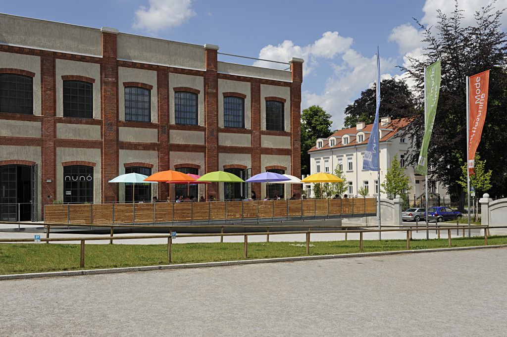 Textilmuseum Augsburg auf dem ehemaligen Kammgarn Spinnerei Gelände