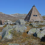 Norwegen, Gipfelhütte bei Elga