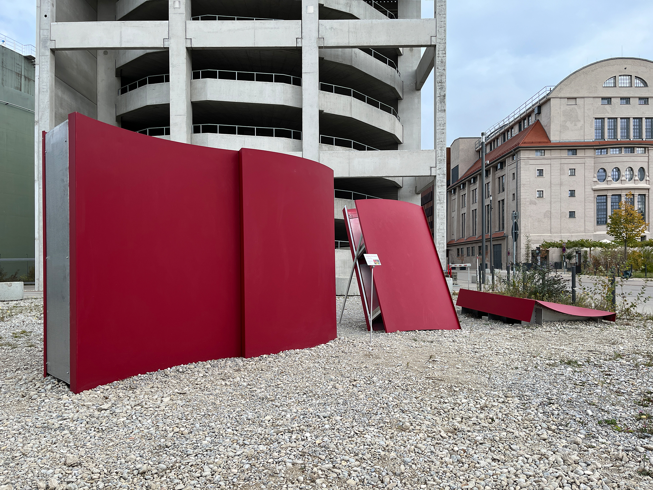 Augsburg, Gaswerk, Installation Brechtwelle, 8. Oktober 2024