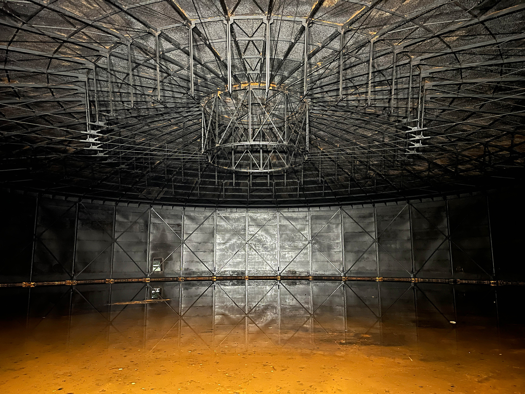 Augsburg Gaswerk Teleskopgasbehälter